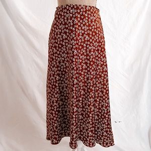 Abercrombie & Fitch silk maxi skirt
